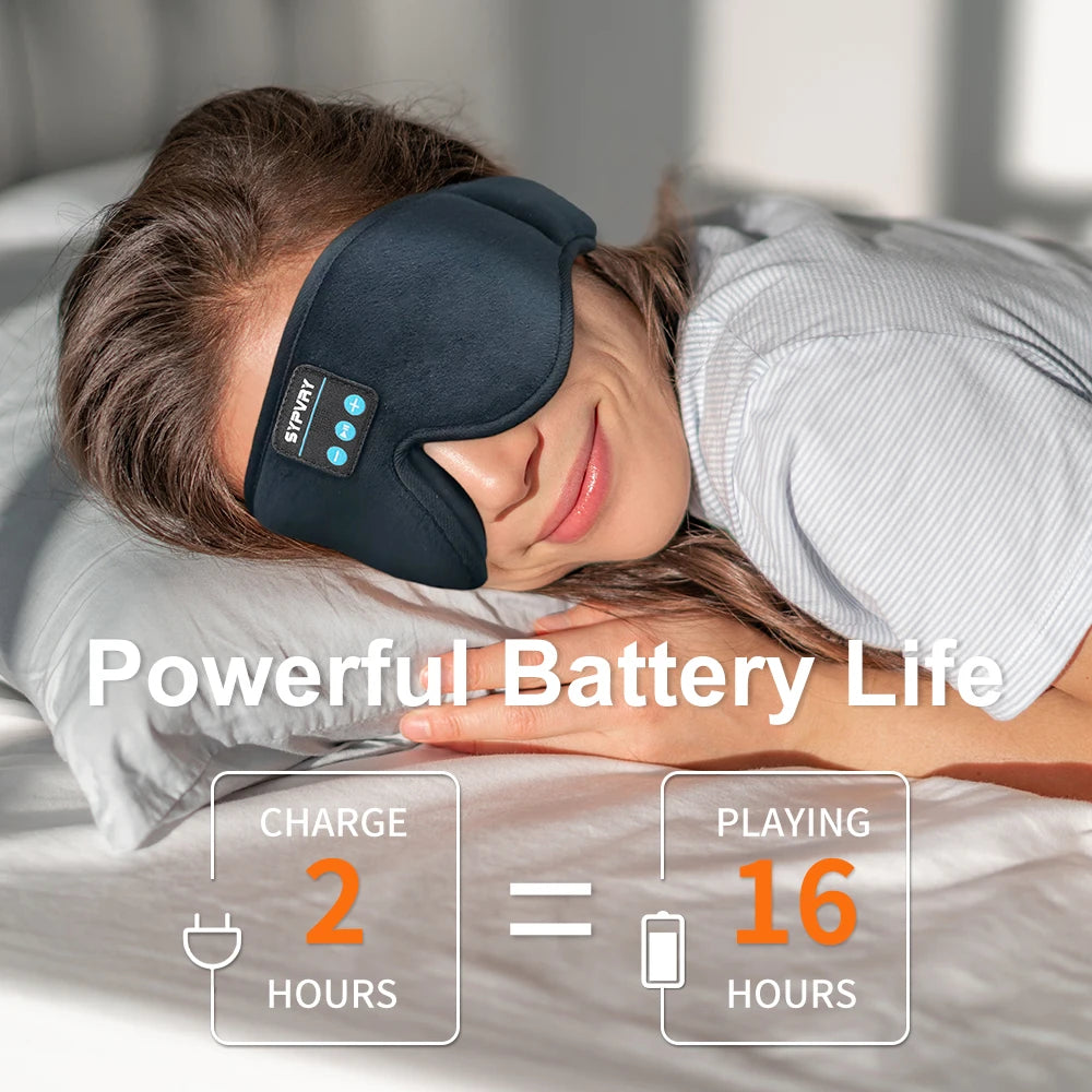 Bluetooth Sleep Mask Wireless 3D